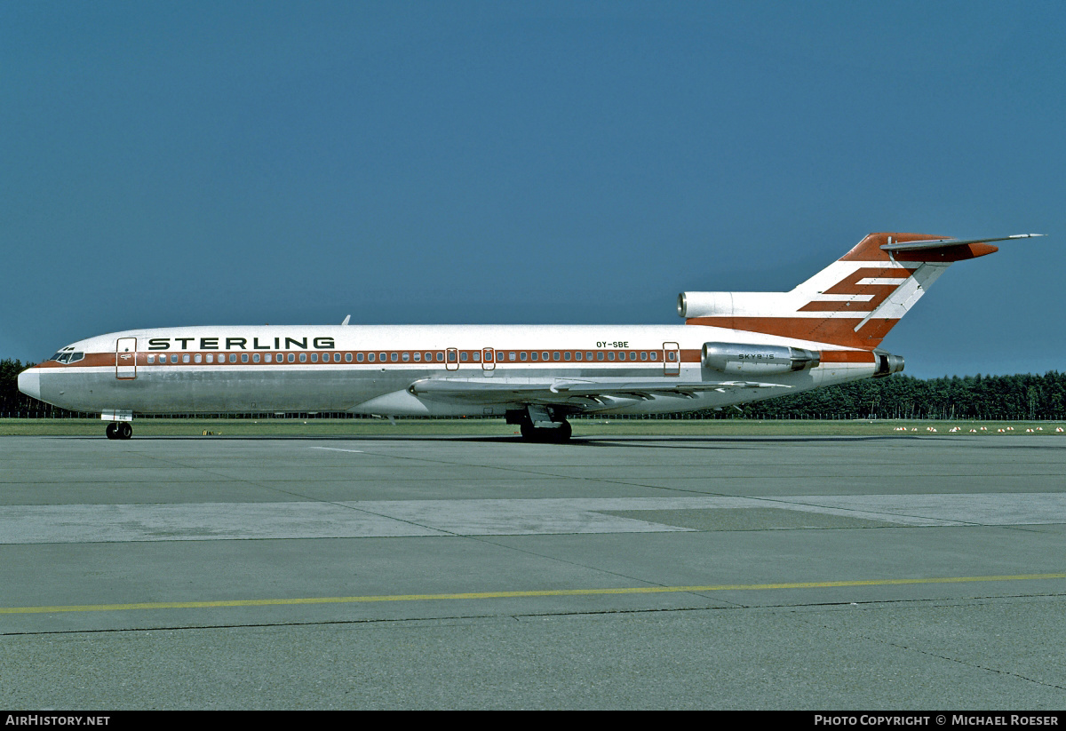 Aircraft Photo of OY-SBE | Boeing 727-2J4/Adv | Sterling Airways | AirHistory.net #448857
