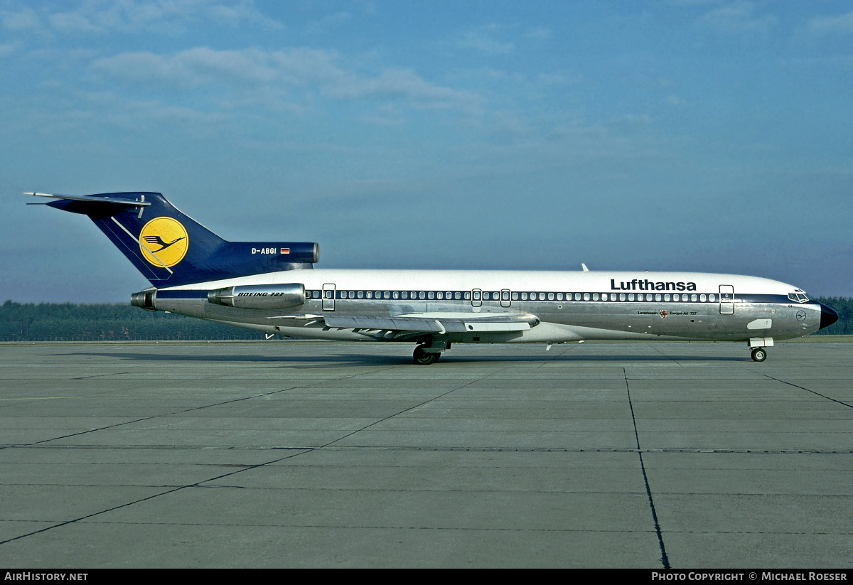 Aircraft Photo of D-ABGI | Boeing 727-230 | Lufthansa | AirHistory.net #448858