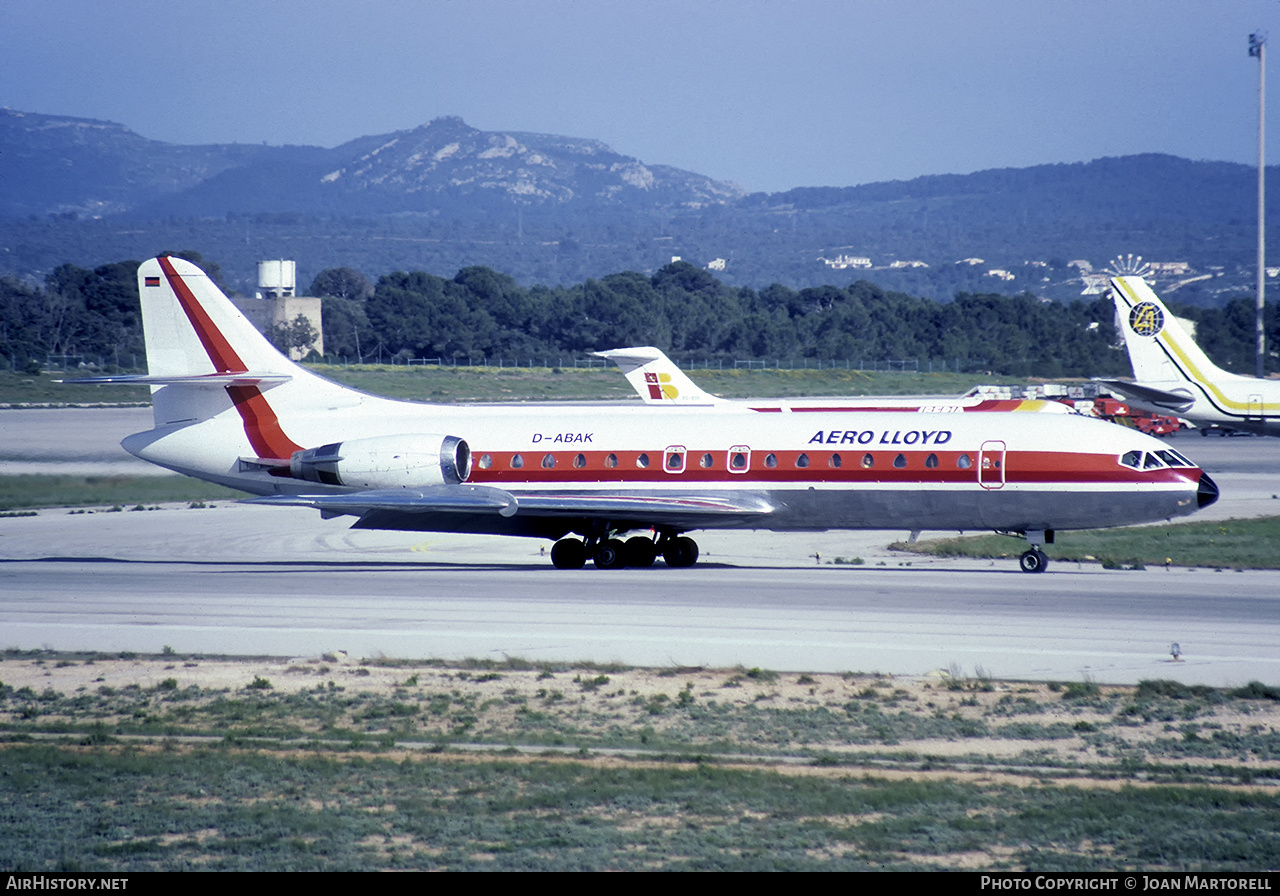 Aircraft Photo of D-ABAK | Sud SE-210 Caravelle 10B1R | Aero Lloyd | AirHistory.net #448879