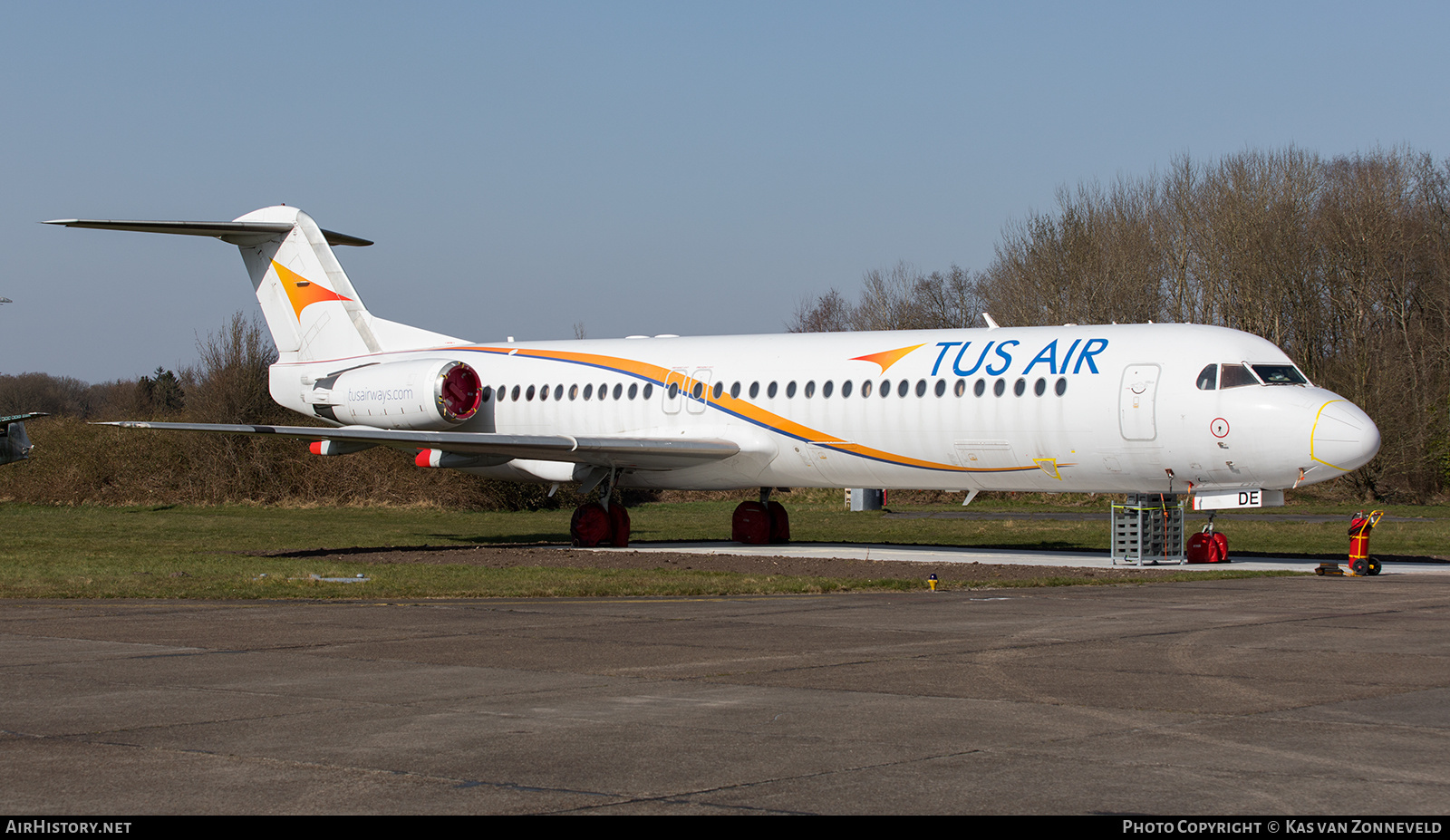 Aircraft Photo of 2-BDDE | Fokker 100 (F28-0100) | Tus Airways | AirHistory.net #448884