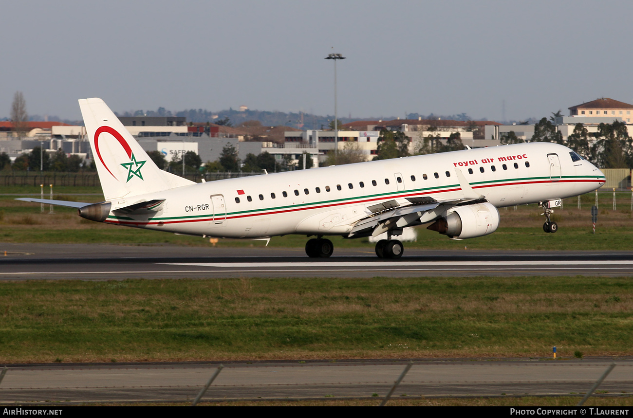Aircraft Photo of CN-RGR | Embraer 190AR (ERJ-190-100IGW) | Royal Air Maroc - RAM | AirHistory.net #448902