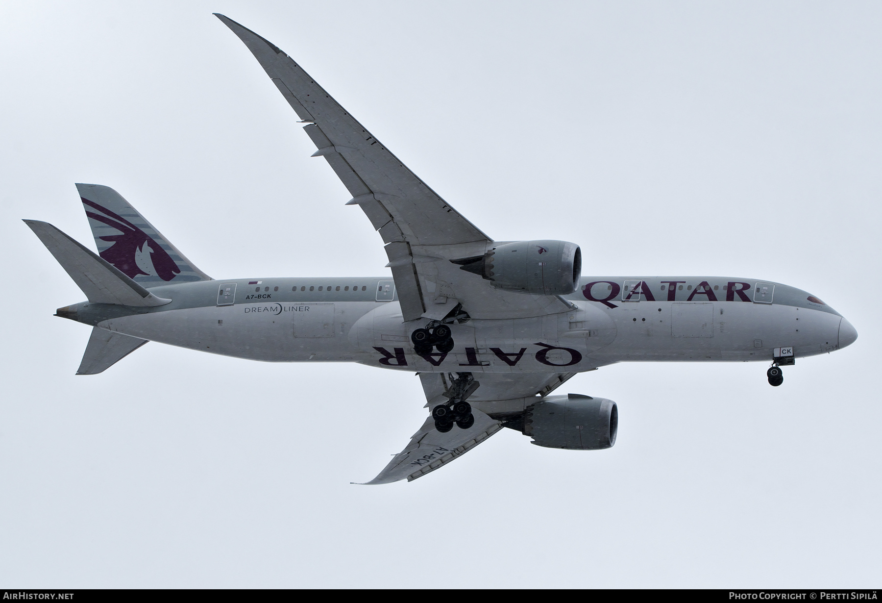Aircraft Photo of A7-BCK | Boeing 787-8 Dreamliner | Qatar Airways | AirHistory.net #448910