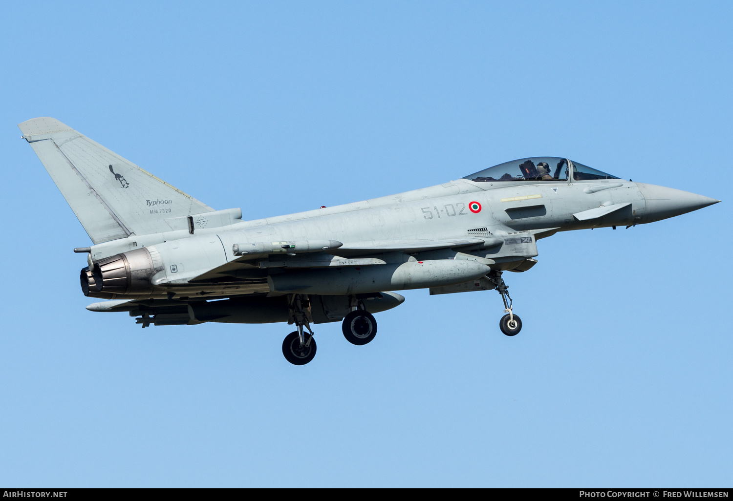 Aircraft Photo of MM7320 | Eurofighter F-2000A Typhoon | Italy - Air Force | AirHistory.net #448914