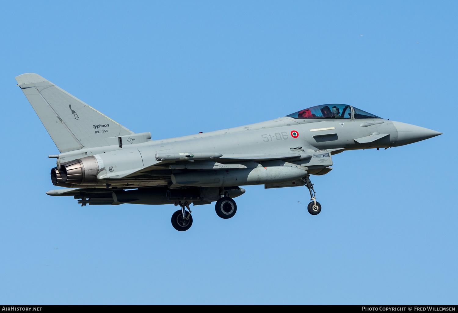Aircraft Photo of MM7356 | Eurofighter F-2000A Typhoon | Italy - Air Force | AirHistory.net #448919