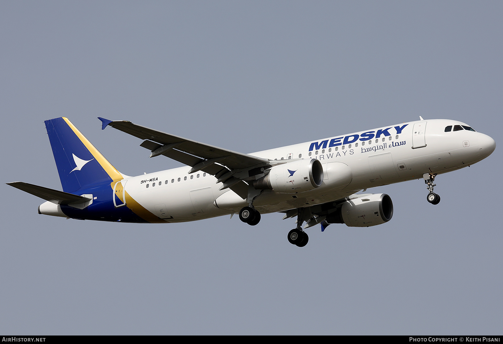 Aircraft Photo of 9H-MSA | Airbus A320-214 | MedSky Airways | AirHistory.net #448974