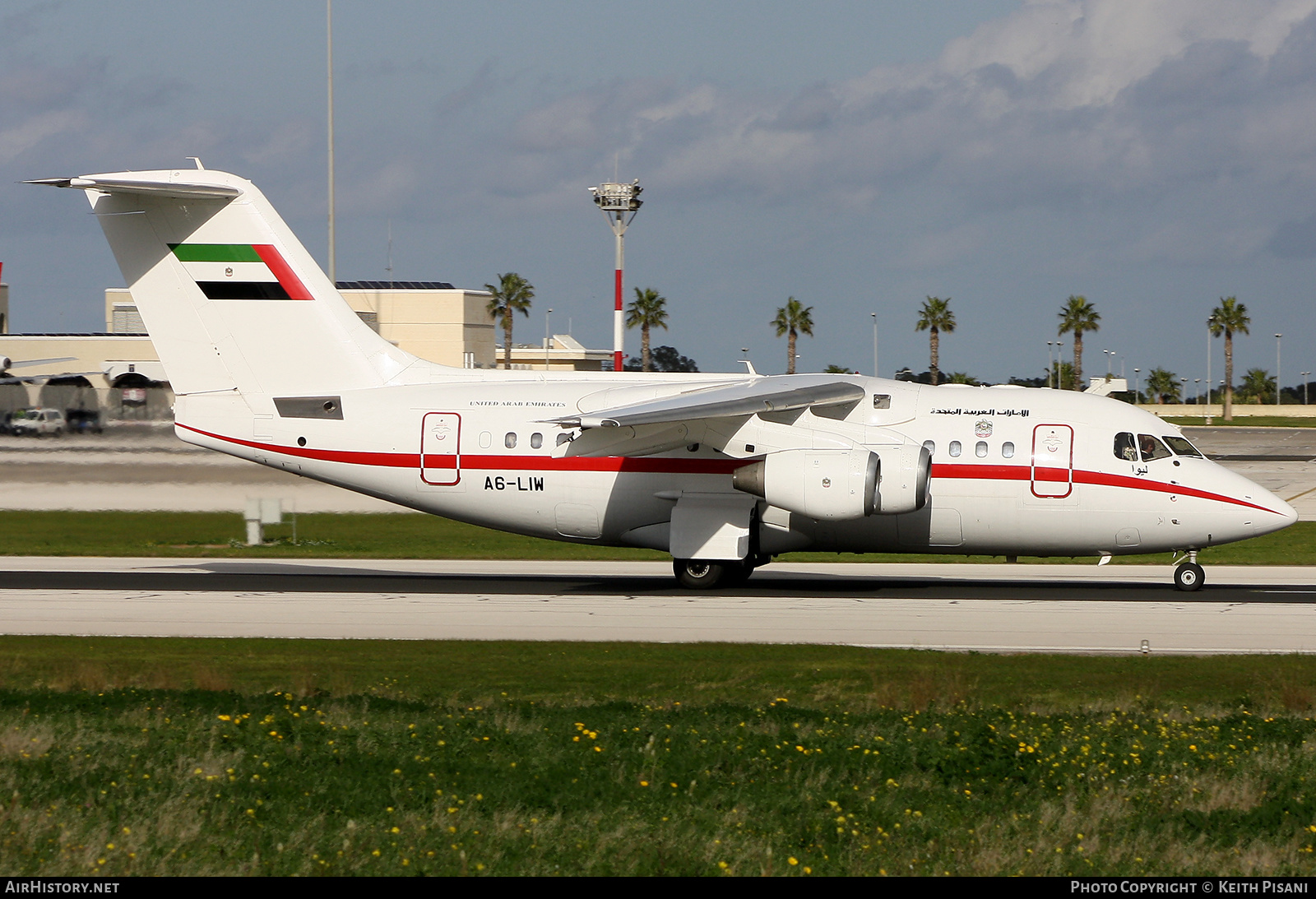 Aircraft Photo of A6-LIW | British Aerospace Avro 146-RJ70 | United Arab Emirates Government | AirHistory.net #448978