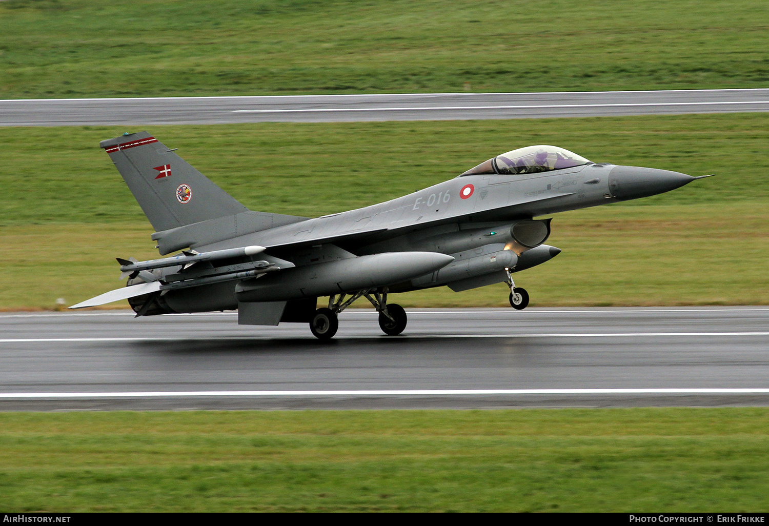 Aircraft Photo of E-016 | General Dynamics F-16AM Fighting Falcon | Denmark - Air Force | AirHistory.net #449002