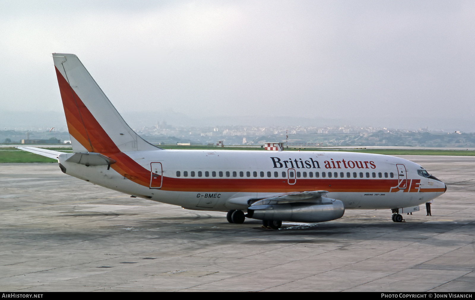 Aircraft Photo of G-BMEC | Boeing 737-2S3/Adv | British Airtours | AirHistory.net #449034