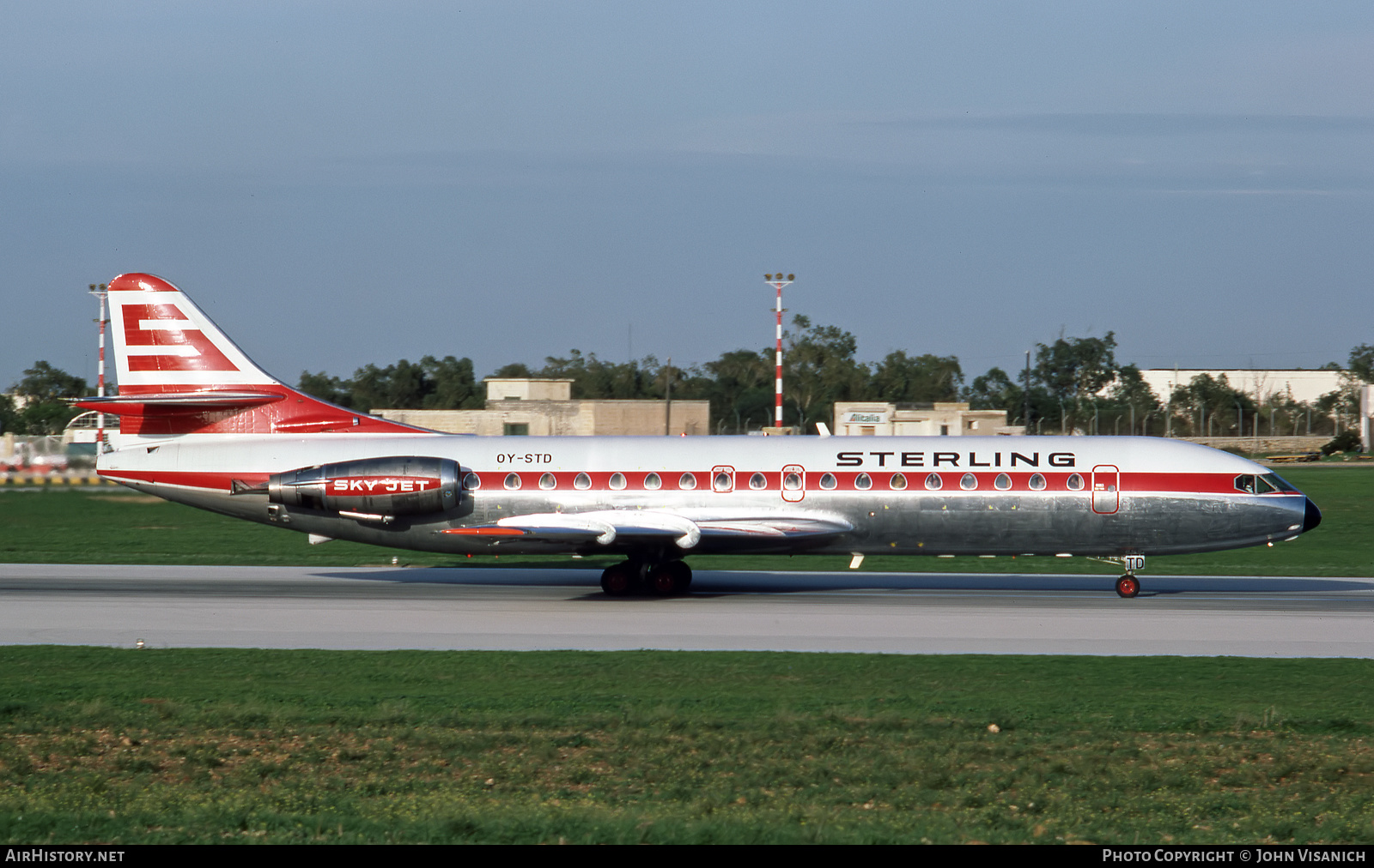 Aircraft Photo of OY-STD | Sud SE-210 Caravelle 10B3 Super B | Sterling Airways | AirHistory.net #449036