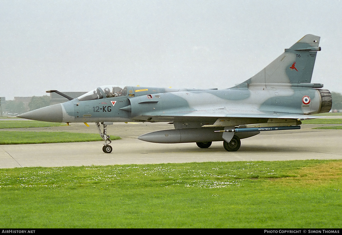 Aircraft Photo of 116 | Dassault Mirage 2000C | France - Air Force | AirHistory.net #449081