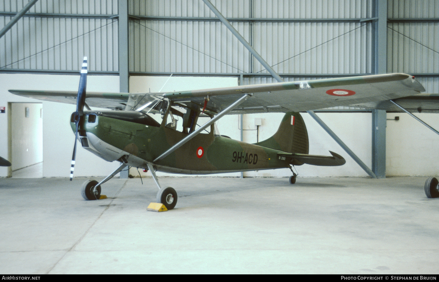 Aircraft Photo of 9H-ACD / 61-2990 | Cessna O-1E Bird Dog (305C/L-19E) | Malta - Air Force | AirHistory.net #449095