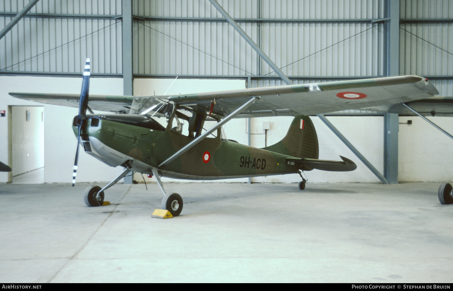 Aircraft Photo of 9H-ACD / 61-2990 | Cessna O-1E Bird Dog | Malta - Air Force | AirHistory.net #449095