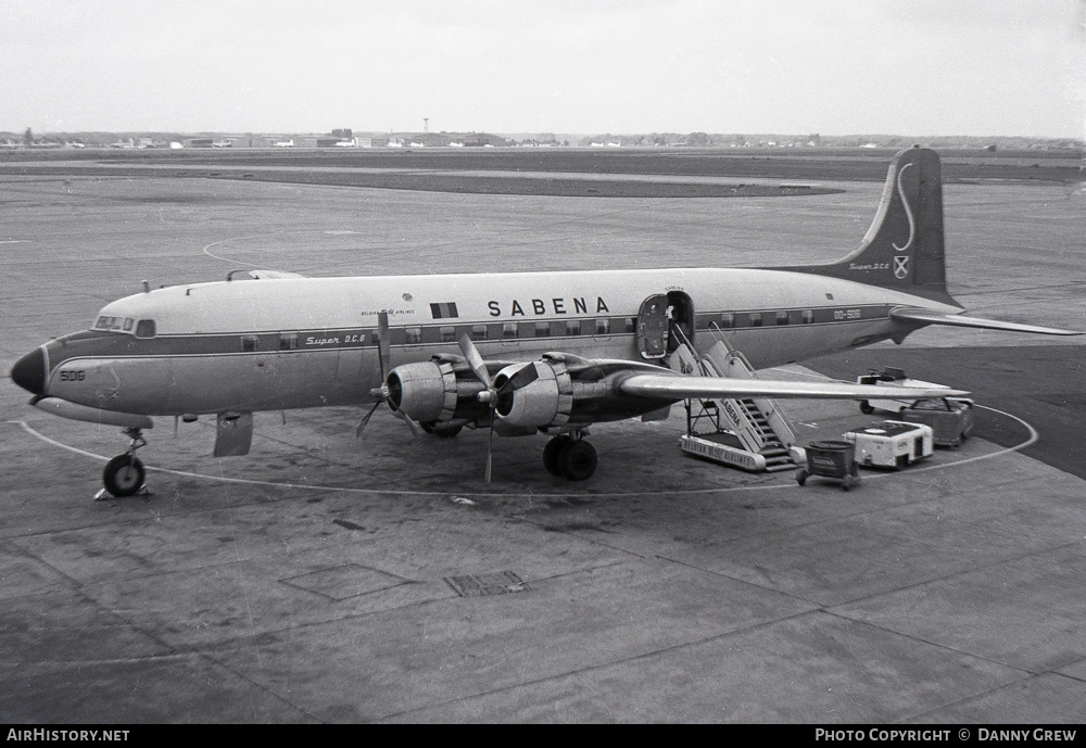 Aircraft Photo of OO-SDG | Douglas DC-6A | Sabena | AirHistory.net #449100