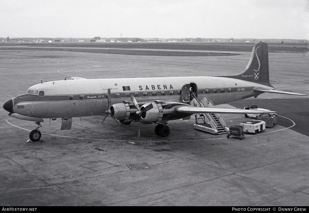 Aircraft Photo of OO-SDG | Douglas DC-6B | Sabena | AirHistory.net #449100