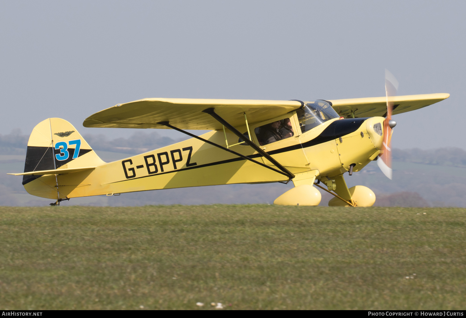 Aircraft Photo of G-BPPZ | Taylorcraft BC-12D Twosome | AirHistory.net #449118