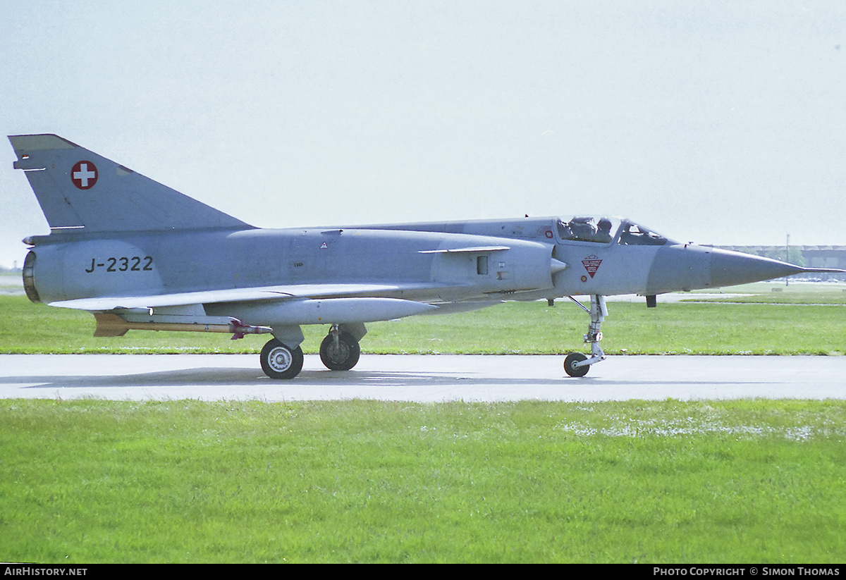 Aircraft Photo of J-2322 | Dassault Mirage IIIS | Switzerland - Air Force | AirHistory.net #449122