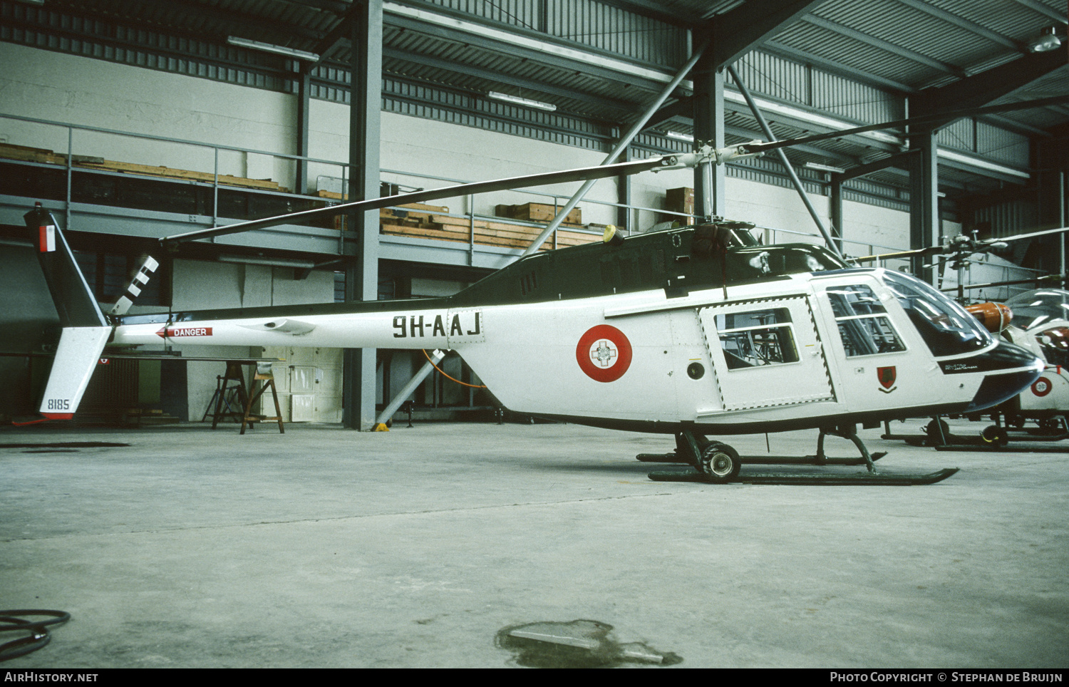 Aircraft Photo of 9H-AAJ / 8185 | Bell AB-206B JetRanger II | Malta - Air Force | AirHistory.net #449141