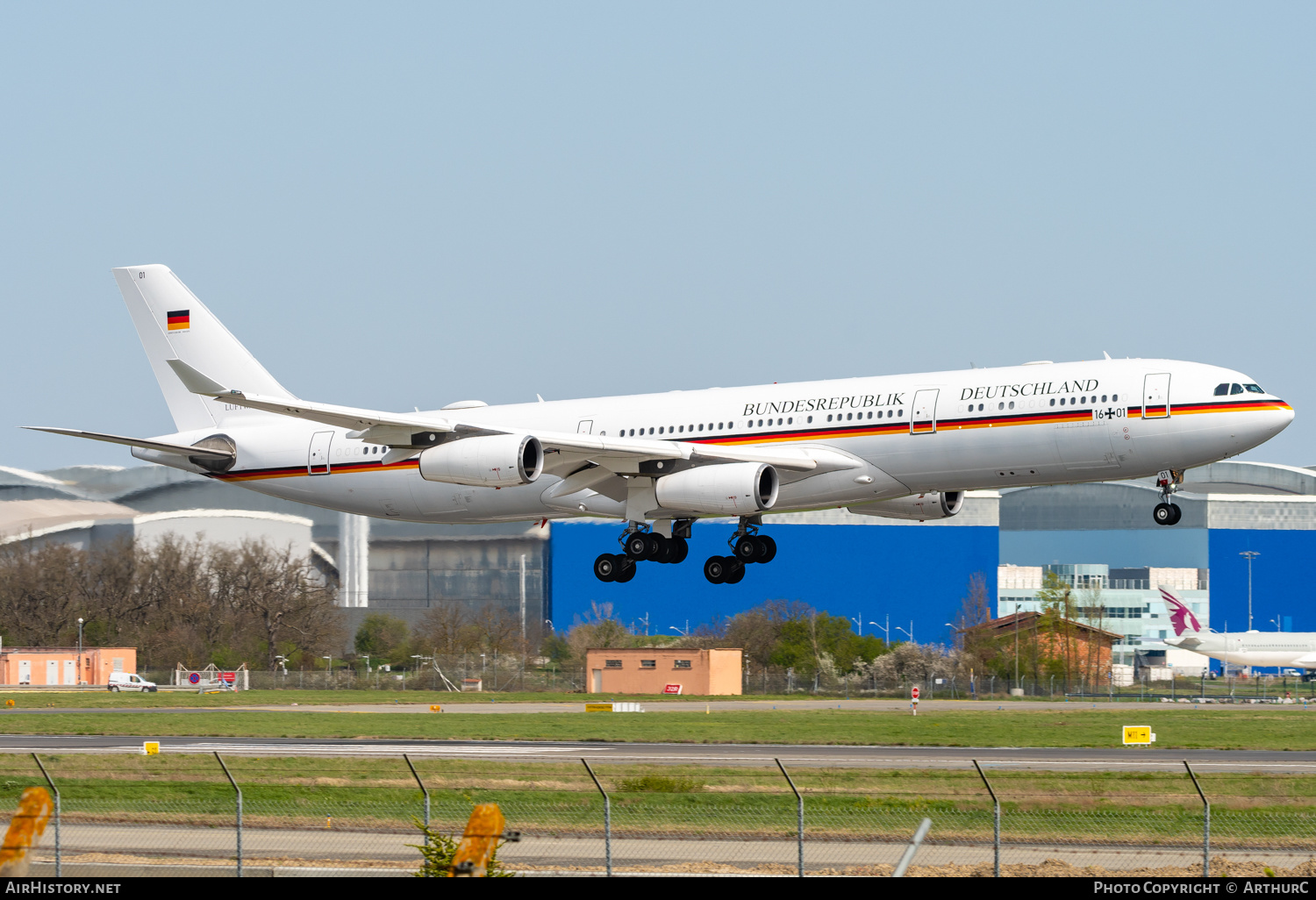 Aircraft Photo of 1601 | Airbus A340-313 | Germany - Air Force | AirHistory.net #449148