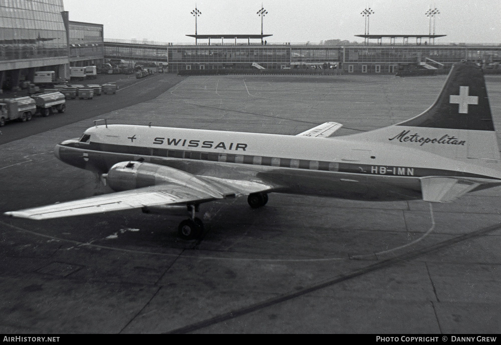 Aircraft Photo of HB-IMN | Convair 440-11 Metropolitan | Swissair | AirHistory.net #449150