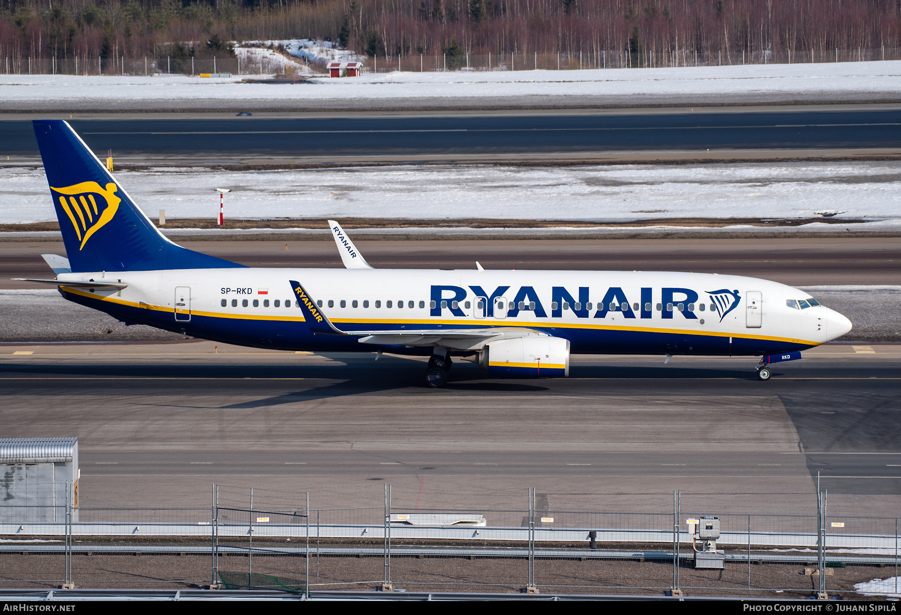 Aircraft Photo of SP-RKD | Boeing 737-8AS | Ryanair | AirHistory.net #449158