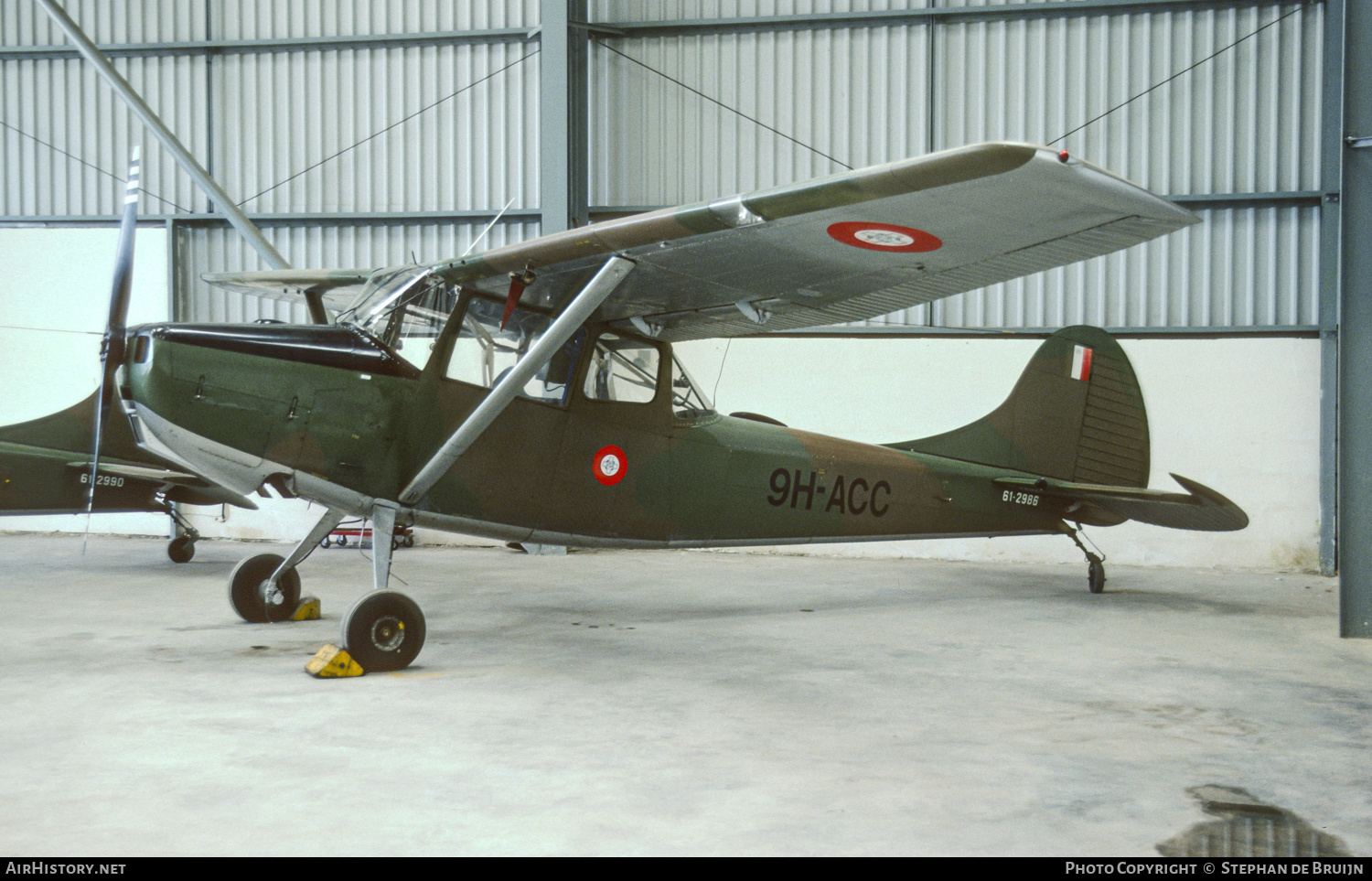 Aircraft Photo of 9H-ACC / 61-2986 | Cessna O-1E Bird Dog (305C/L-19E) | Malta - Air Force | AirHistory.net #449186