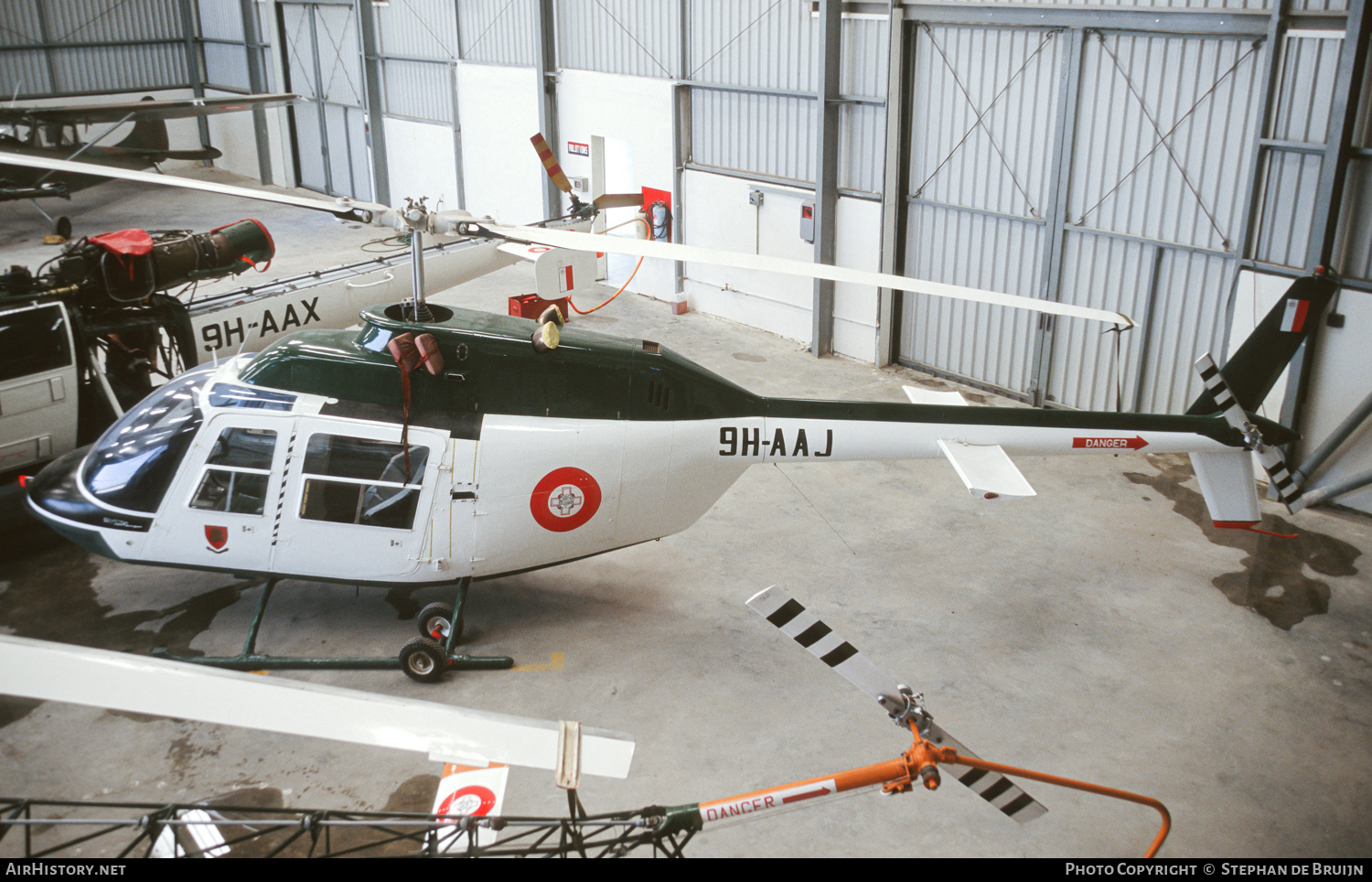 Aircraft Photo of 9H-AAJ | Bell AB-206B JetRanger II | Malta - Air Force | AirHistory.net #449191