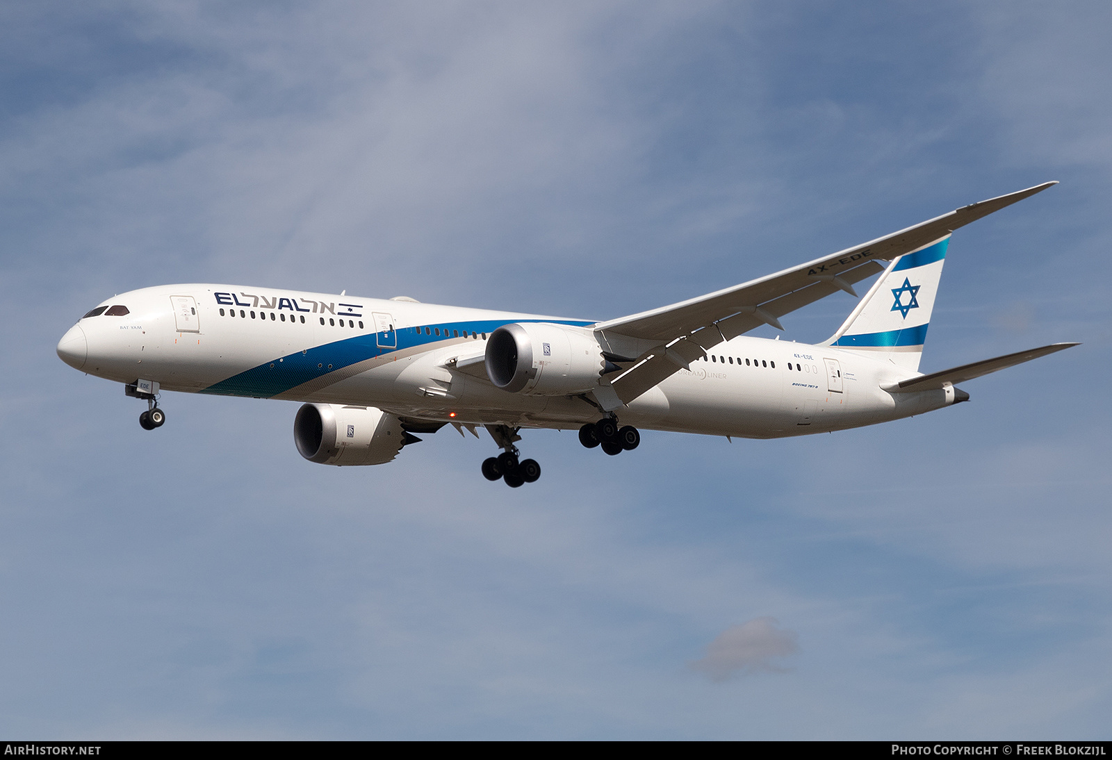 Aircraft Photo of 4X-EDE | Boeing 787-9 Dreamliner | El Al Israel Airlines | AirHistory.net #449212