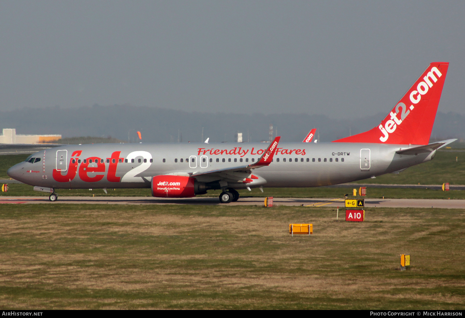 Aircraft Photo of G-DRTW | Boeing 737-86N | Jet2 | AirHistory.net #449220