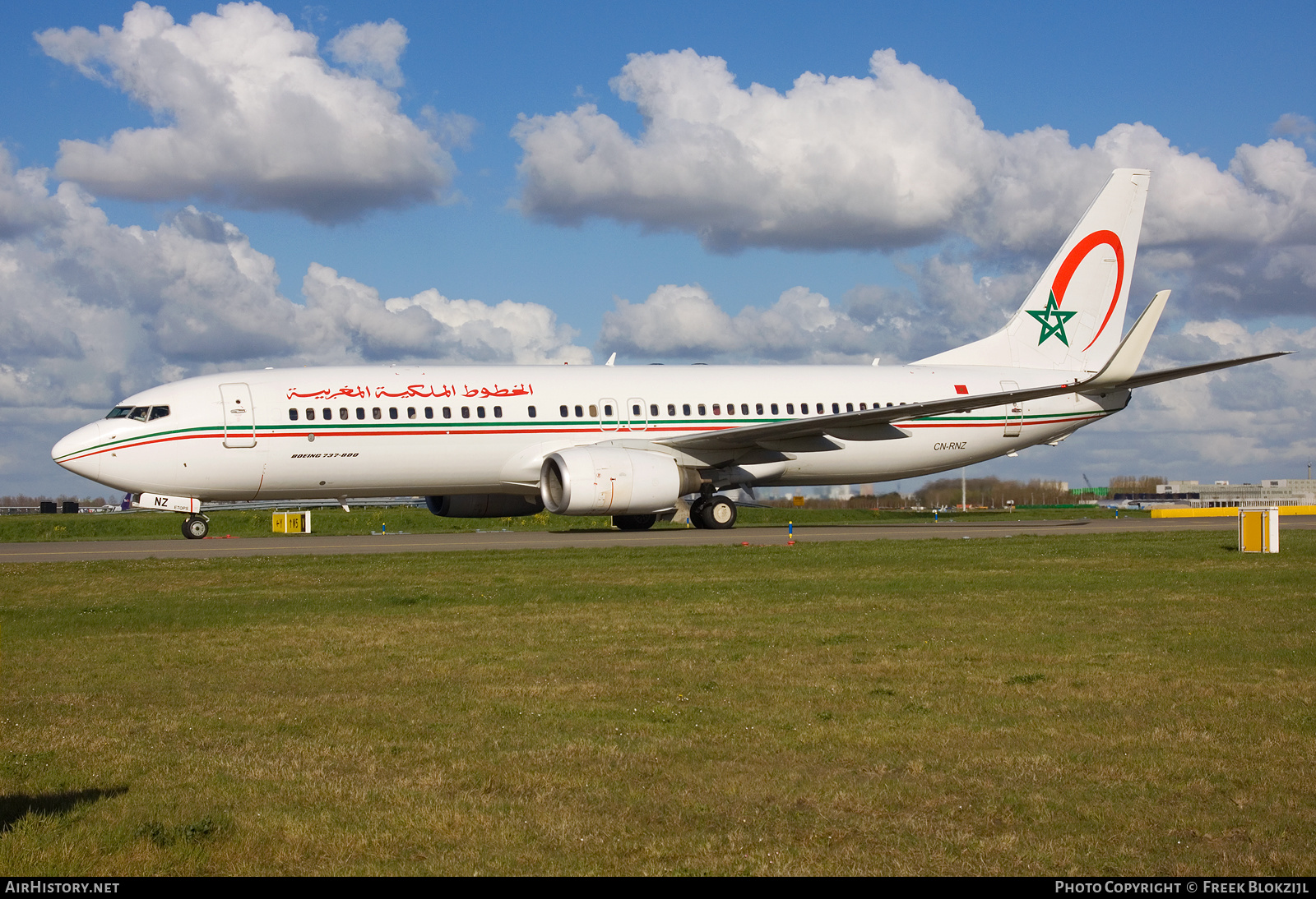 Aircraft Photo of CN-RNZ | Boeing 737-8B6 | Royal Air Maroc - RAM | AirHistory.net #449250
