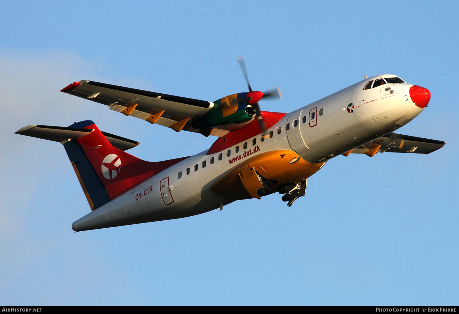 Aircraft Photo of OY-CIR | ATR ATR-42-300 | Danish Air Transport - DAT | AirHistory.net #449253