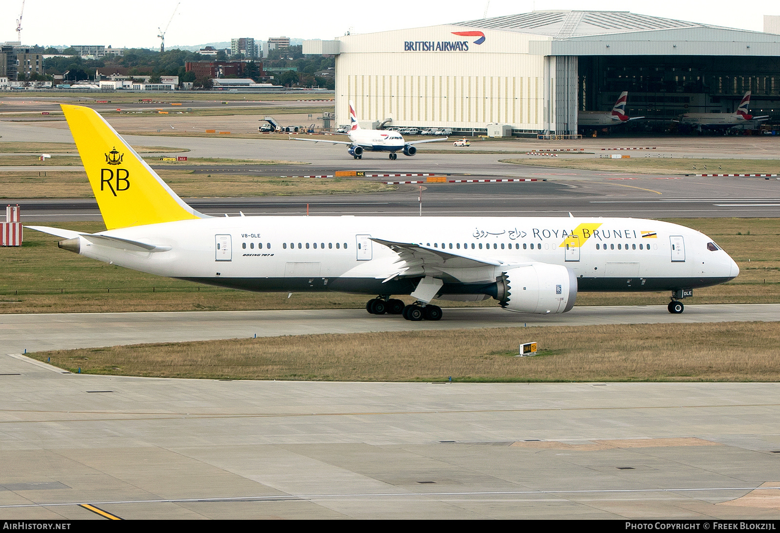 Aircraft Photo of V8-DLE | Boeing 787-8 Dreamliner | Royal Brunei Airlines | AirHistory.net #449256