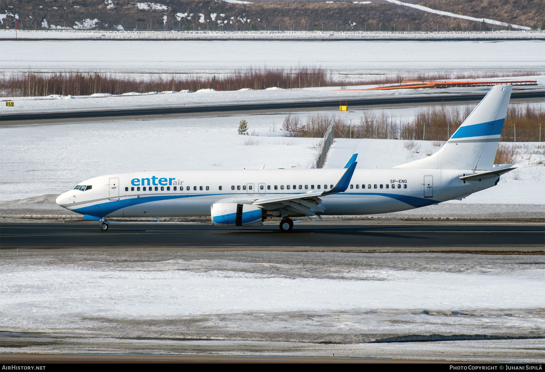 Aircraft Photo of SP-ENG | Boeing 737-8CX | Enter Air | AirHistory.net #449264