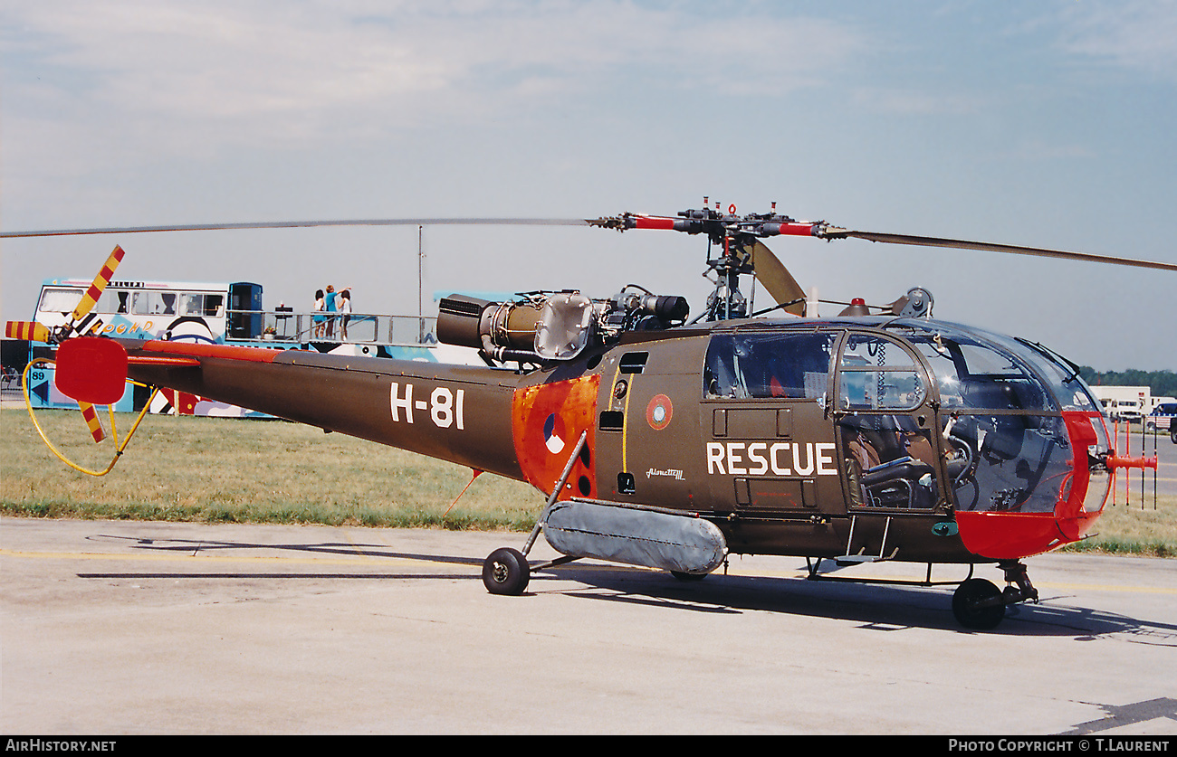 Aircraft Photo of H-81 | Sud SE-3160 Alouette III | Netherlands - Air Force | AirHistory.net #449298