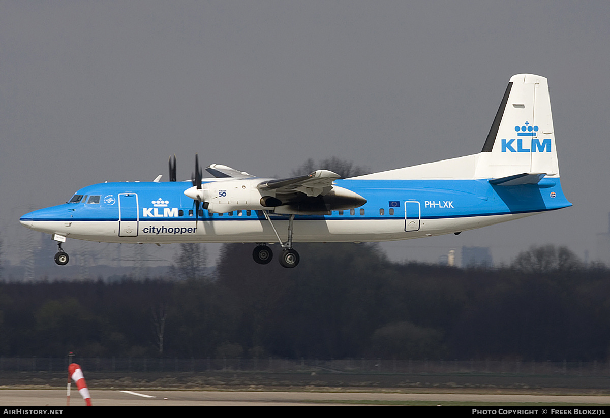 Aircraft Photo of PH-LXK | Fokker 50 | KLM Cityhopper | AirHistory.net #449353