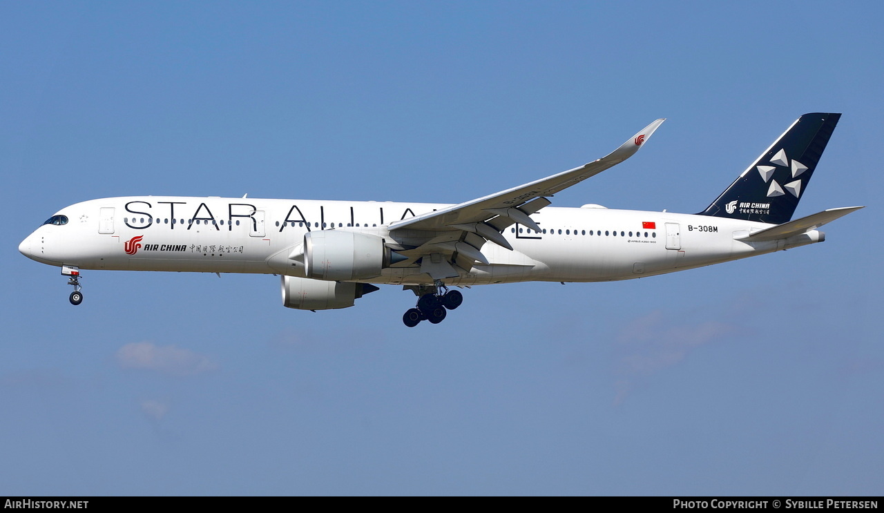 Aircraft Photo of B-308M | Airbus A350-941 | Air China | AirHistory.net #449359