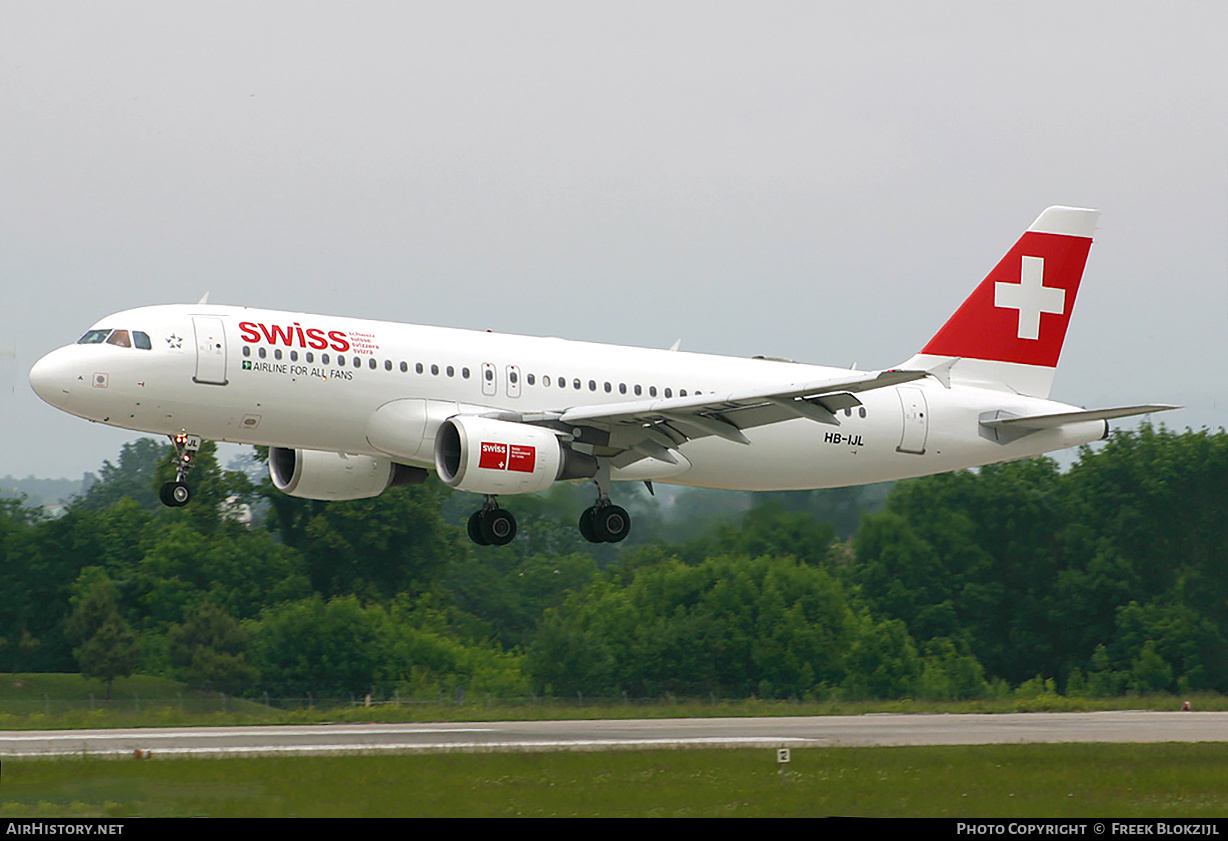 Aircraft Photo of HB-IJL | Airbus A320-214 | Swiss International Air Lines | AirHistory.net #449366