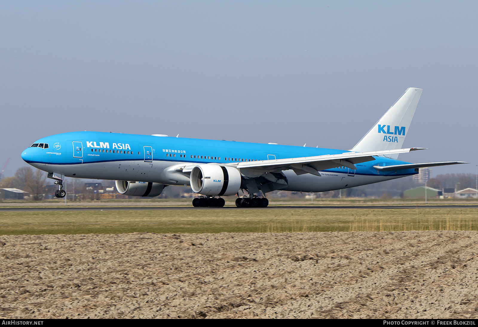 Aircraft Photo of PH-BQL | Boeing 777-206/ER | KLM Asia | AirHistory.net #449372