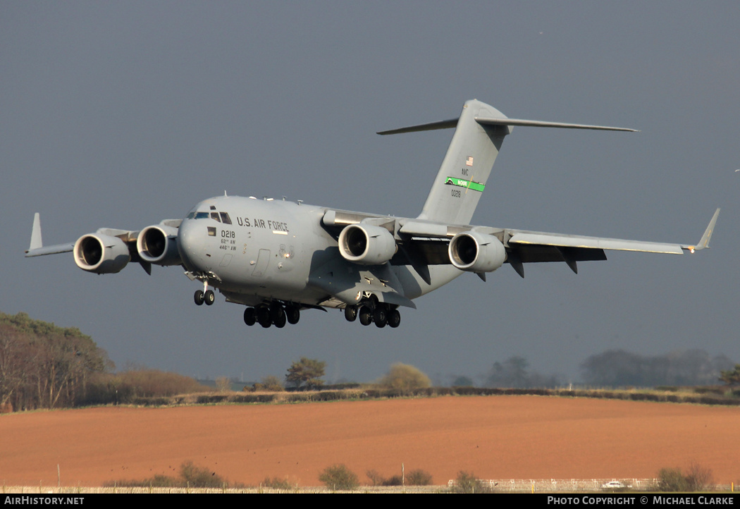 Aircraft Photo of 10-0218 / 00218 | Boeing C-17A Globemaster III | USA - Air Force | AirHistory.net #449406