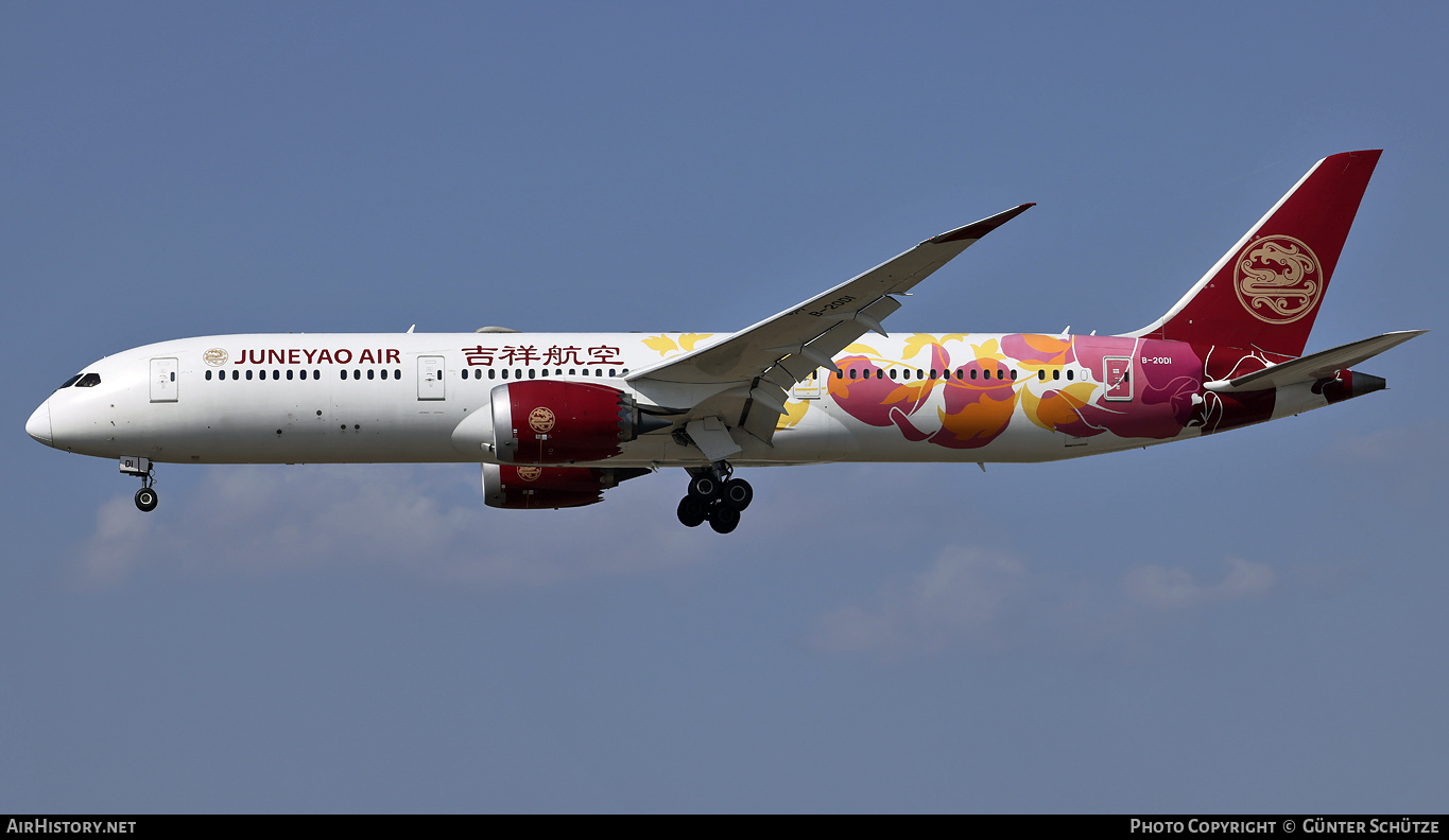 Aircraft Photo of B-20D1 | Boeing 787-9 Dreamliner | Juneyao Airlines | AirHistory.net #449413