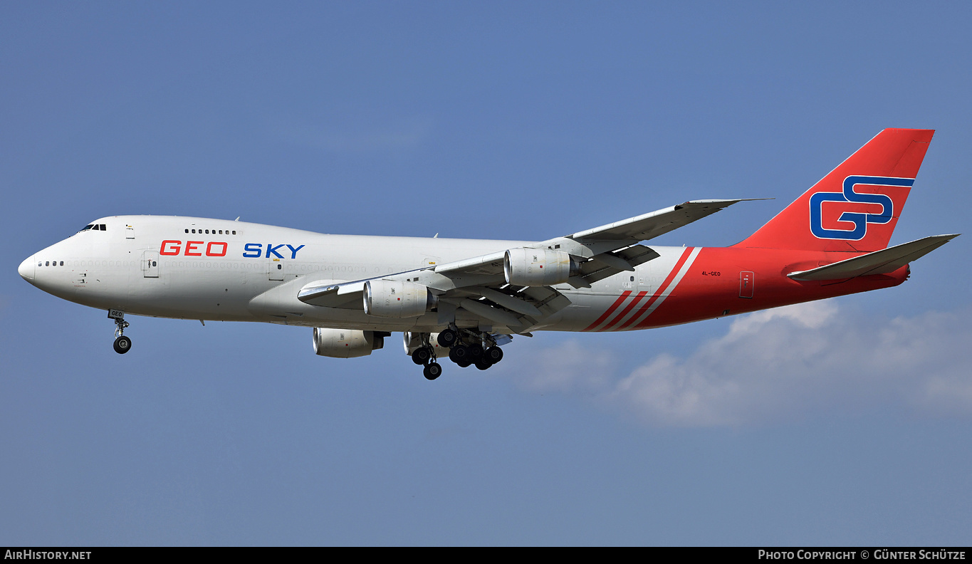 Aircraft Photo of 4L-GEO | Boeing 747-236B(SF) | Geo Sky Airlines | AirHistory.net #449418