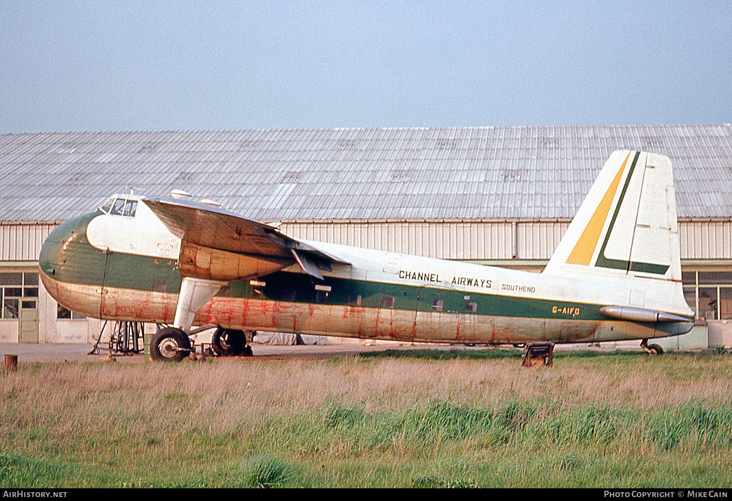 Aircraft Photo of G-AIFO | Bristol 170 Freighter Mk21E | Channel Airways | AirHistory.net #449499