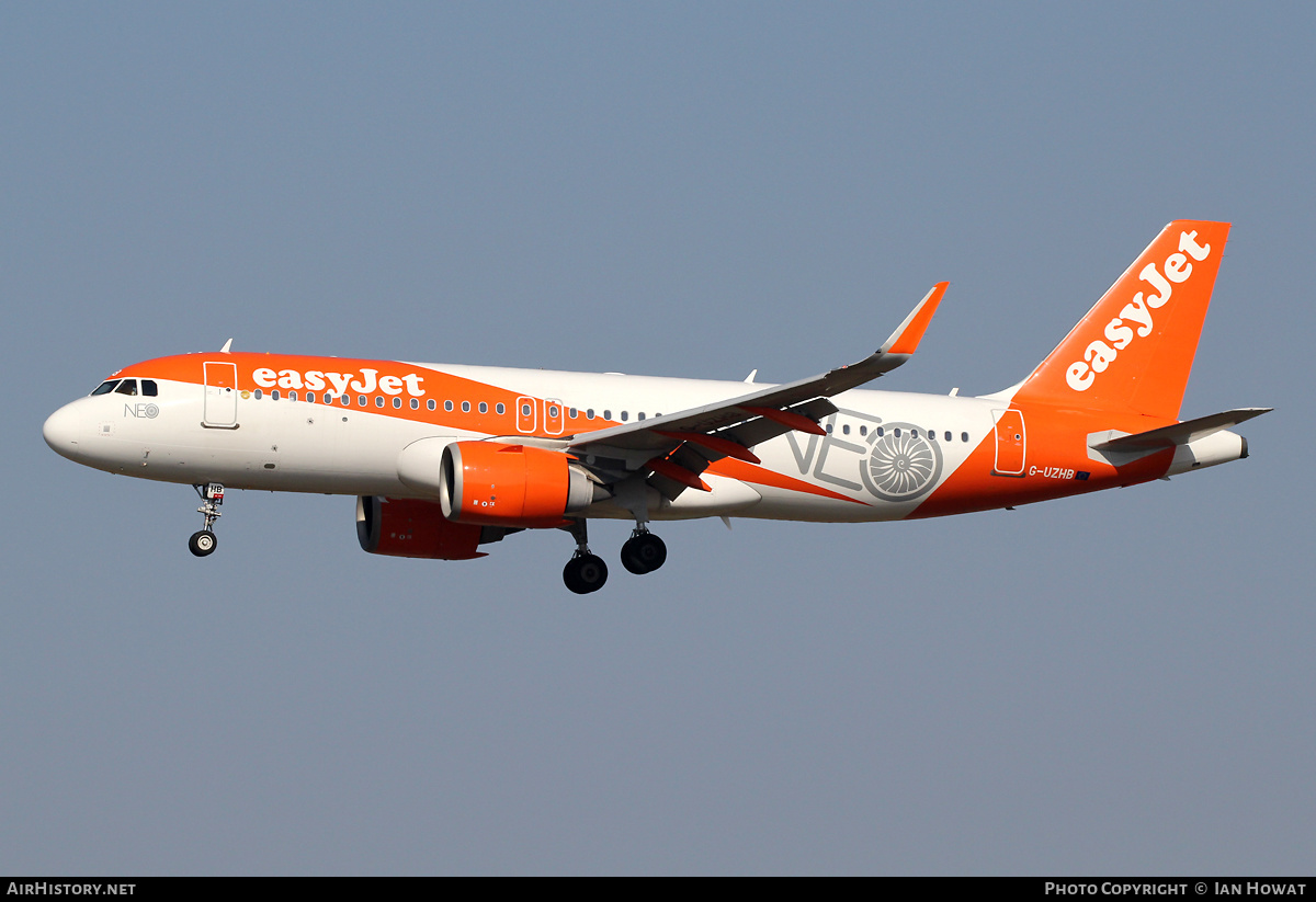 Aircraft Photo of G-UZHB | Airbus A320-251N | EasyJet | AirHistory.net #449518