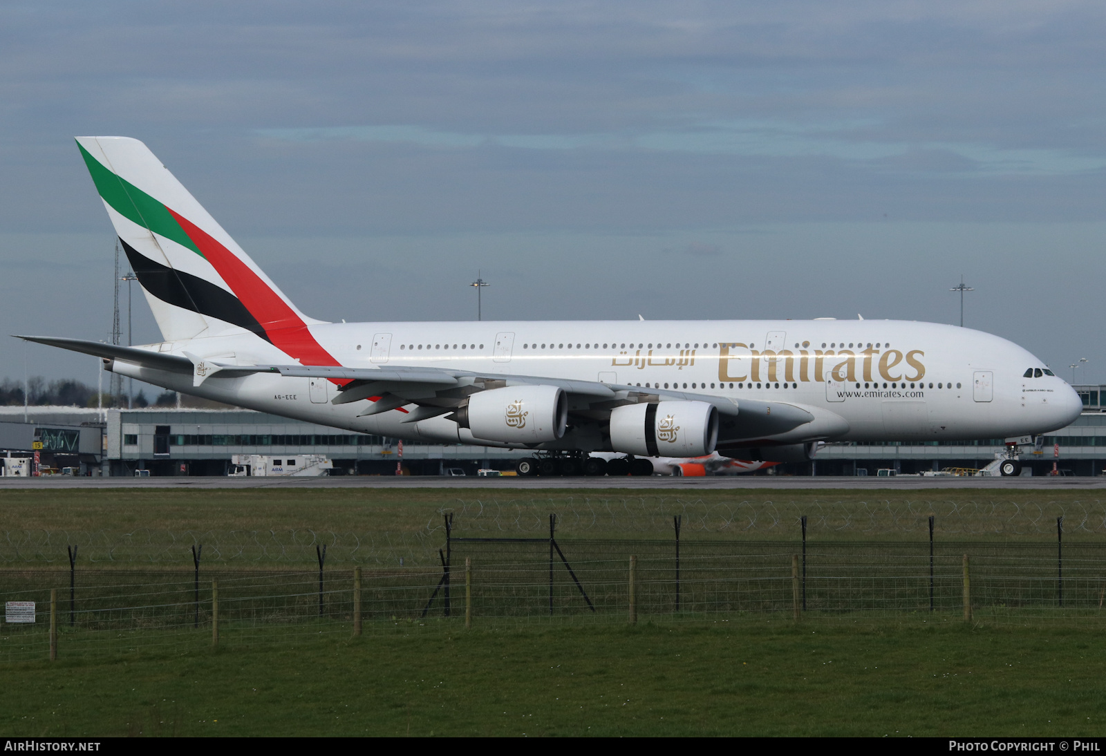 Aircraft Photo of A6-EEE | Airbus A380-861 | Emirates | AirHistory.net #449527
