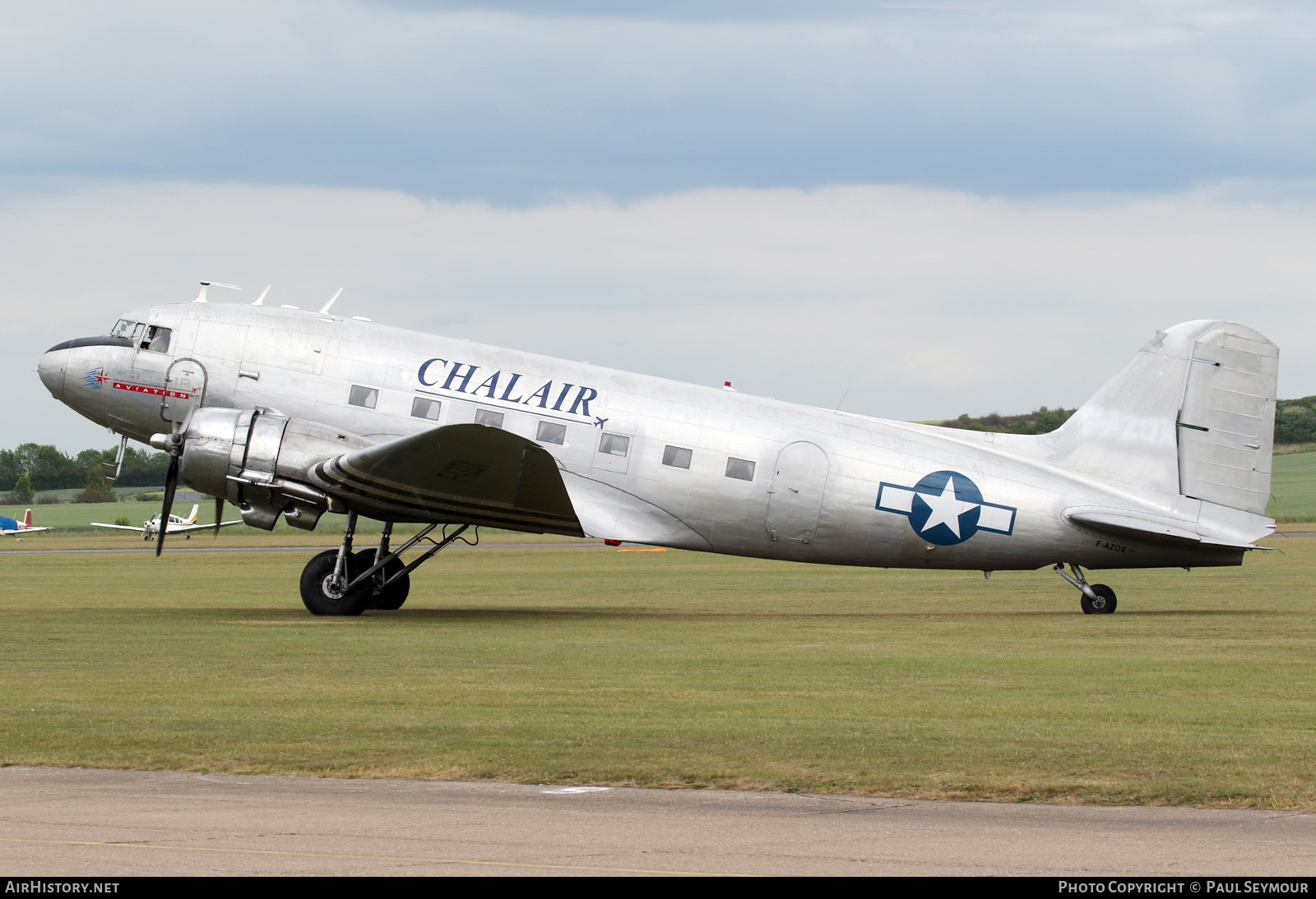 Aircraft Photo of F-AZOX | Douglas DC-3(C) | Chalair Aviation | USA - Air Force | AirHistory.net #449528