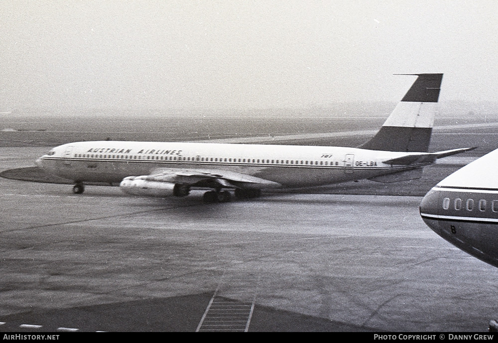 Aircraft Photo of OE-LBA | Boeing 707-329 | Austrian Airlines | AirHistory.net #449531