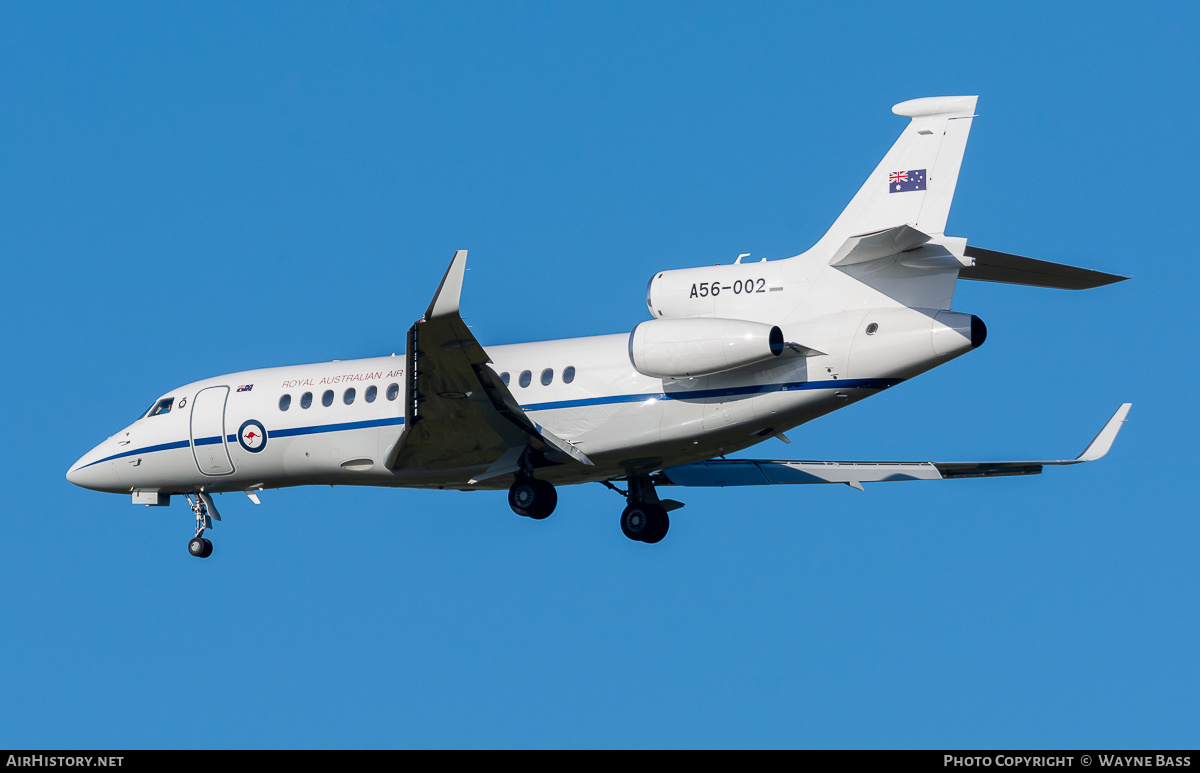 Aircraft Photo of A56-002 | Dassault Falcon 7X | Australia - Air Force | AirHistory.net #449538