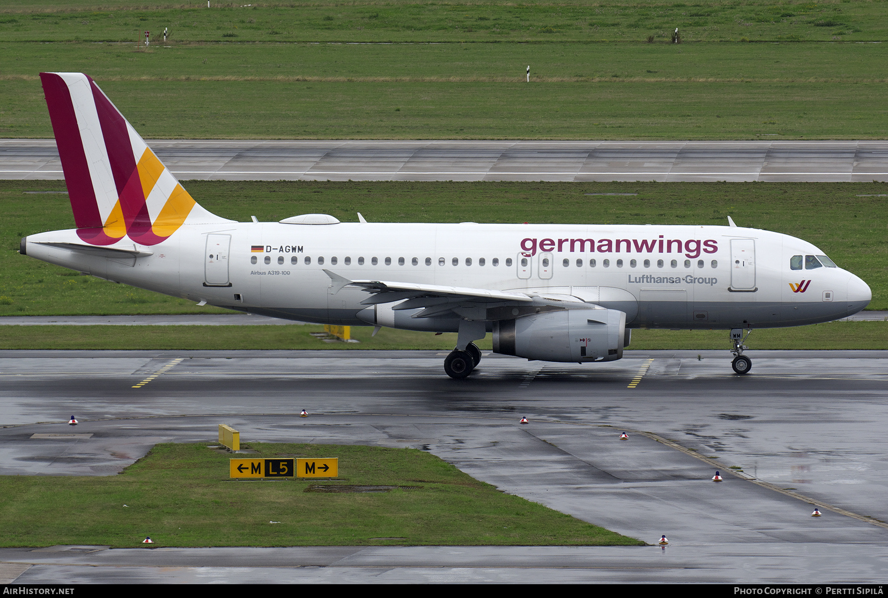 Aircraft Photo of D-AGWM | Airbus A319-132 | Germanwings | AirHistory.net #449540