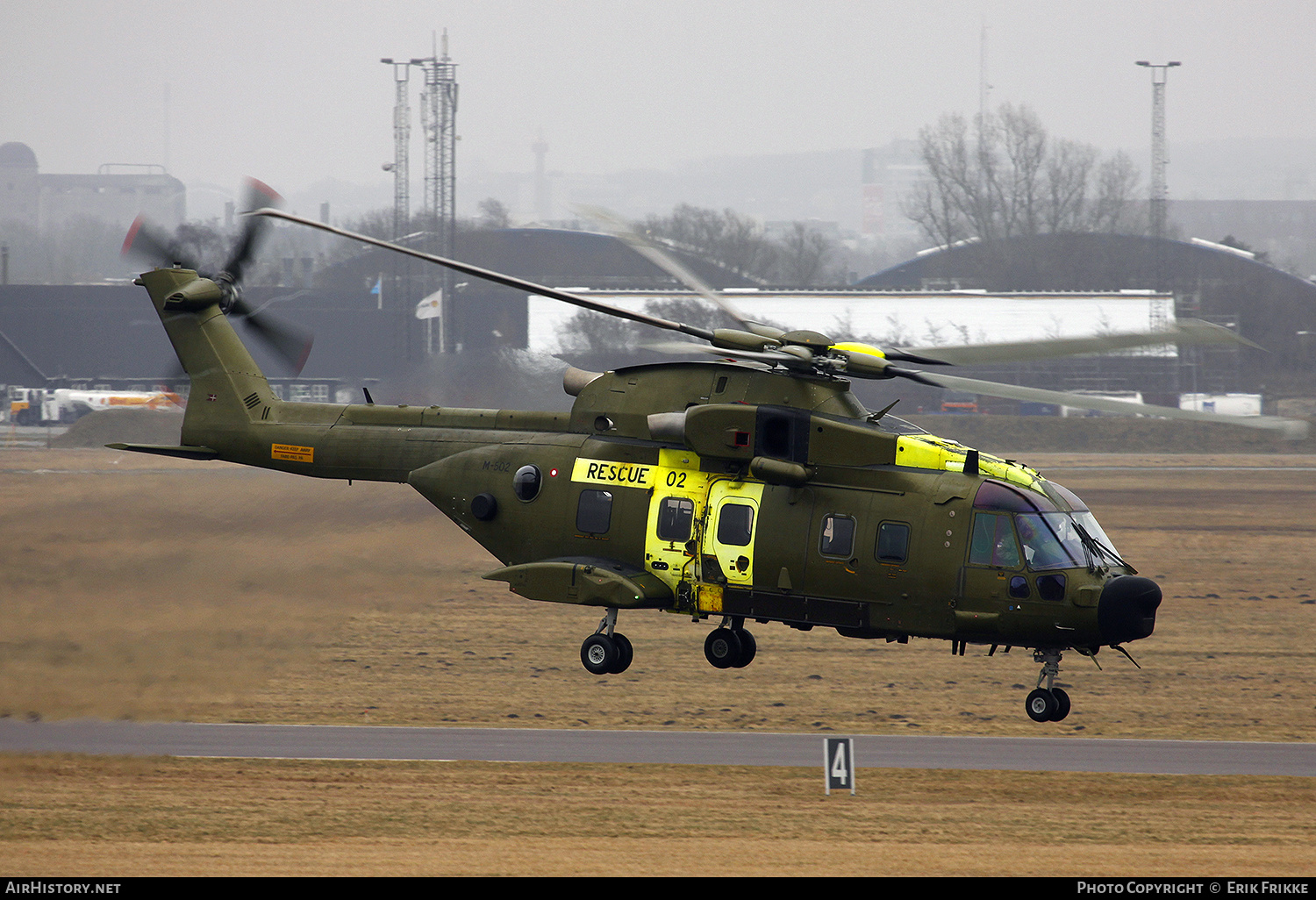 Aircraft Photo of M-502 | AgustaWestland EH101-512 Merlin Joint Supporter | Denmark - Air Force | AirHistory.net #449559