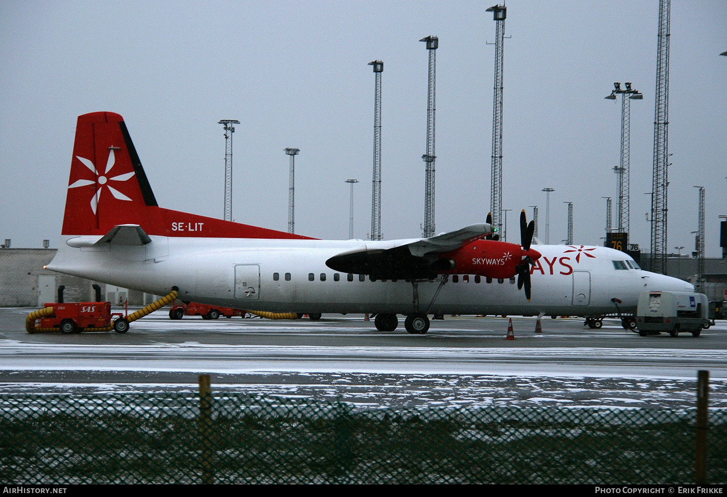 Aircraft Photo of SE-LIT | Fokker 50 | Skyways | AirHistory.net #449602