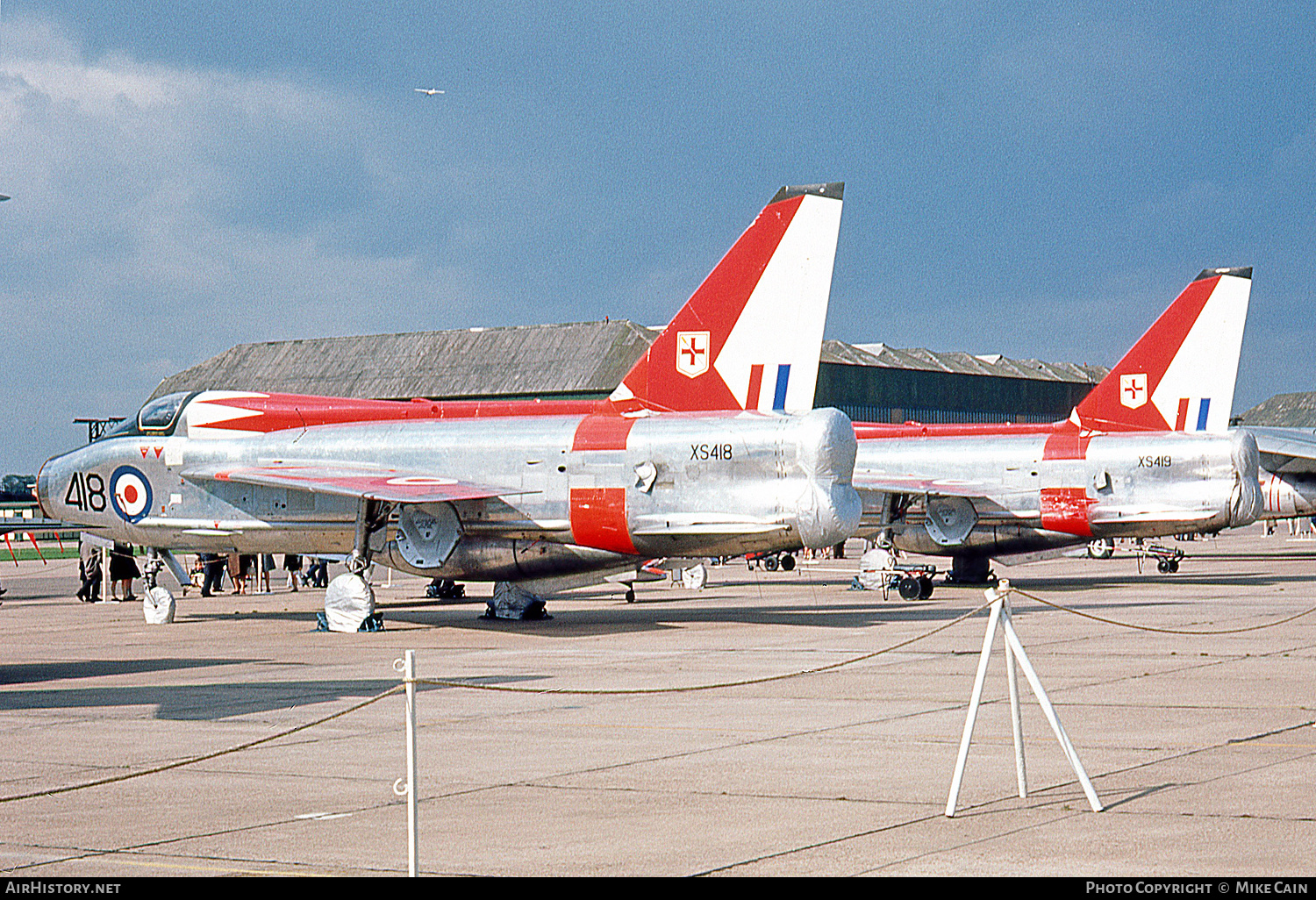 Aircraft Photo of XS418 | English Electric Lightning T5 | UK - Air Force | AirHistory.net #449629